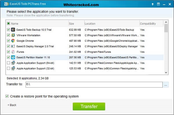 EaseUS Todo PCTrans Crack